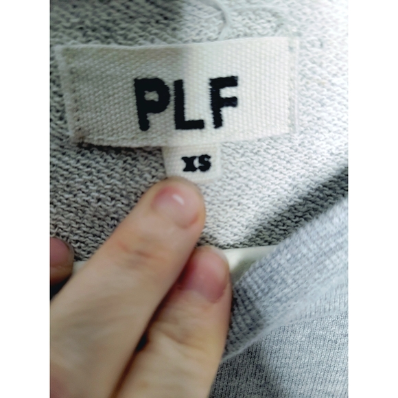 Line Friends X Pushbutton Sweatshirt Gray Love Bunny Cotton Oversized Size XS - Picture 3 of 5